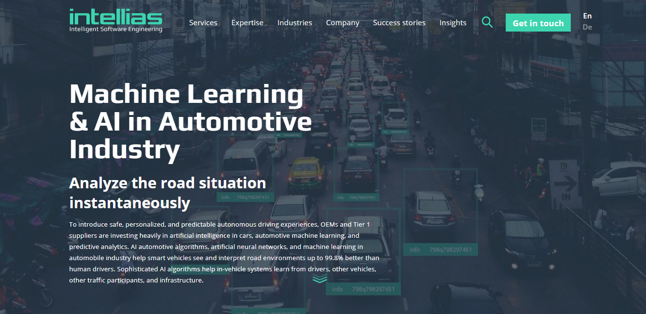 machine learning automotive industry