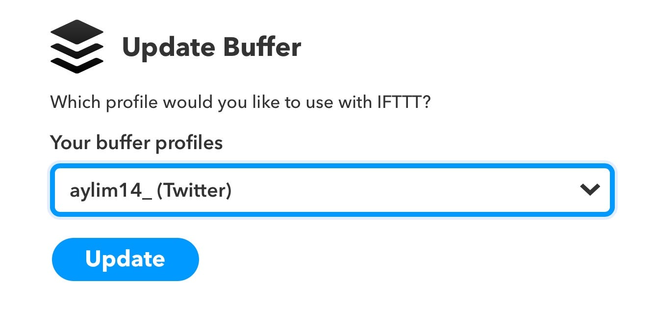 Buffer And Ifttt Integration How To Post To Multiple Accounts By Ariel Lim Medium Buffer And Ifttt Integration How To Post To Multiple Accounts By Ariel Lim Medium