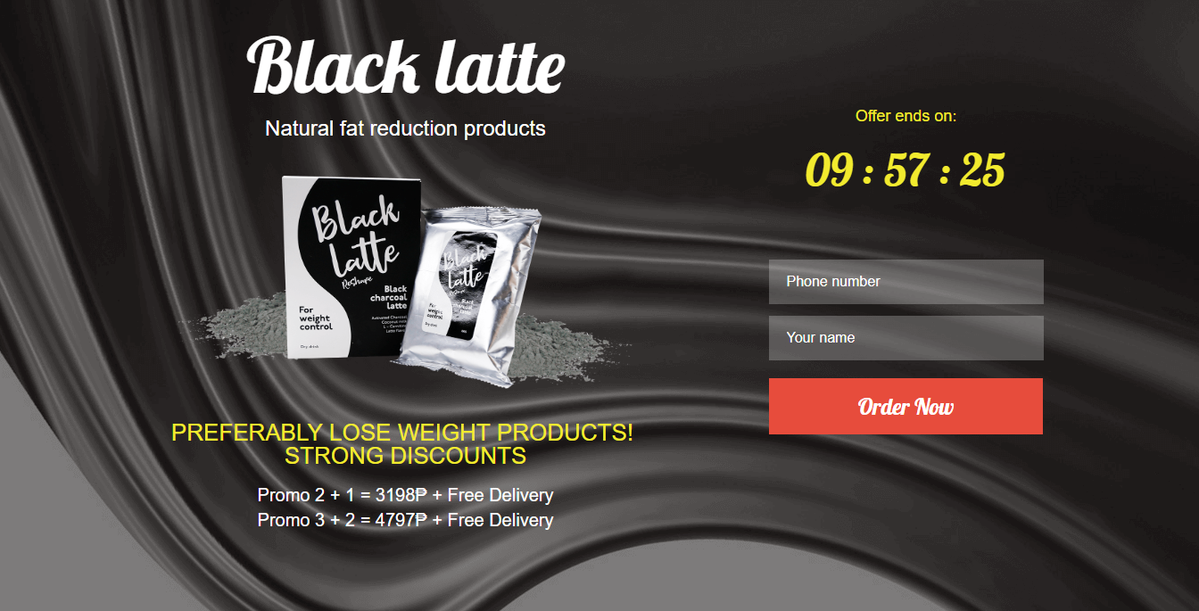 An effective and safe method of weight loss with Black Latte