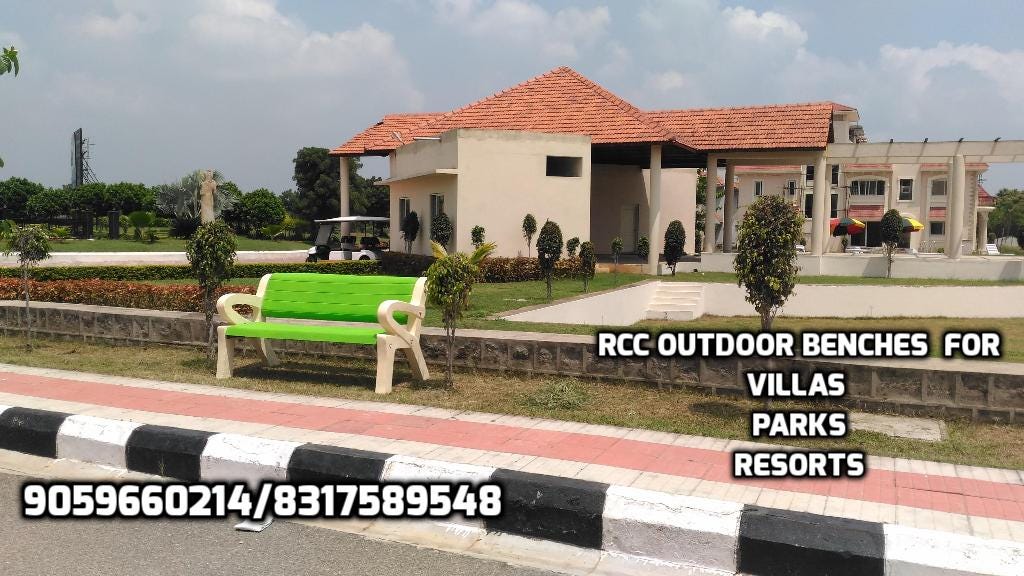 Rcc Cement Benches In Hyderabad A1outdoorfurniture Medium