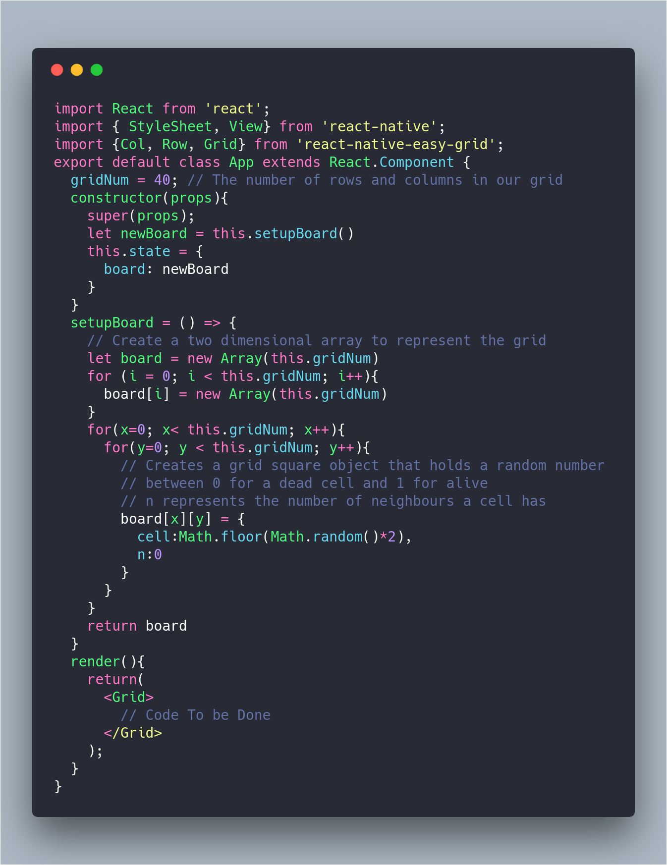 Game of Life with React Native Easy Grid | by kacha mukabe | Developer ...
