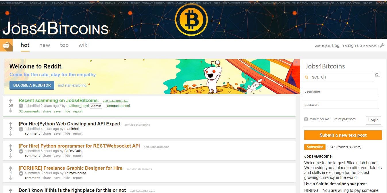 how to earn bitcoins for free reddit
