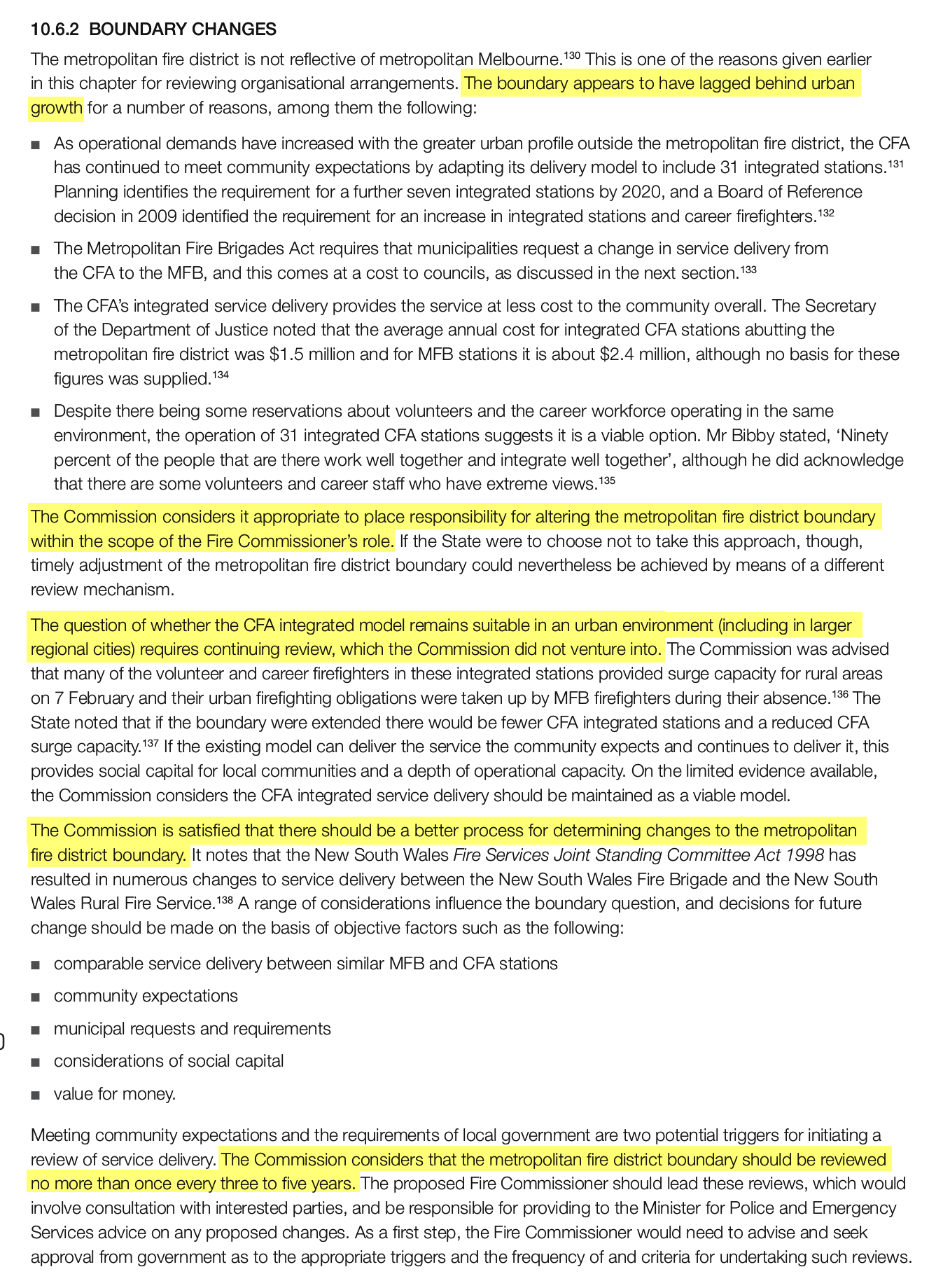 Vbrc Recommended Periodic Fire Service Boundary Review