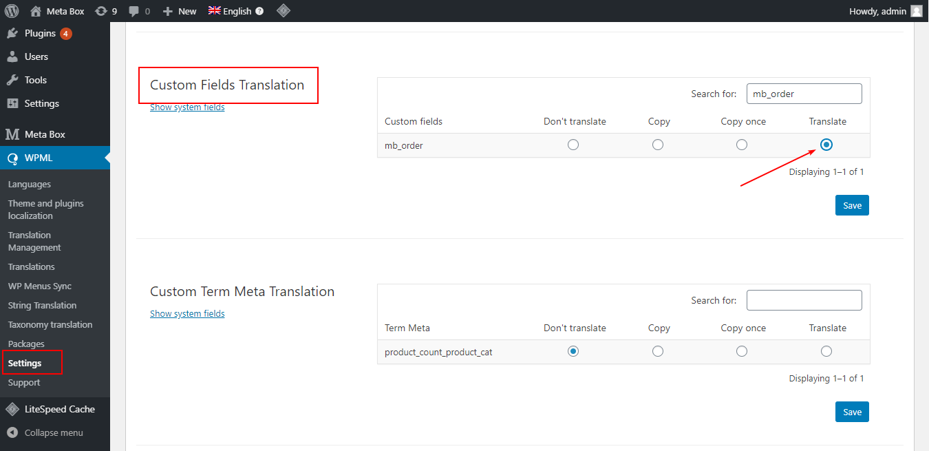 How to Translate Custom Fields with WPML by Janessa Tran Meta Box