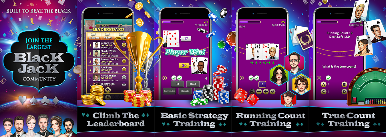 Blackjack math game play