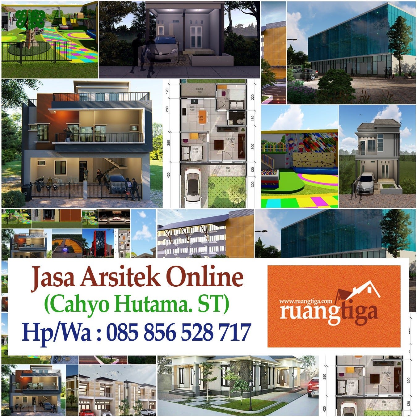 085856528717 Jasa Arsitek Gereja Model Rumah Minimalis 2