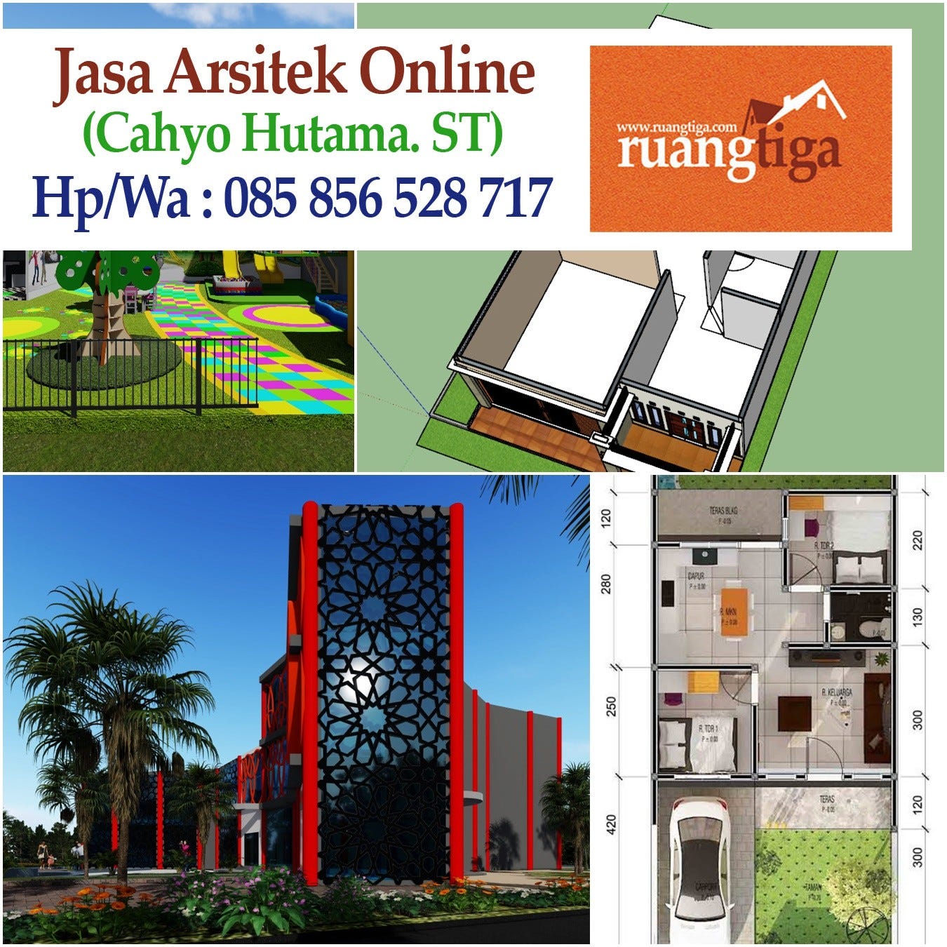 085856528717 Jasa Desain Interior Rumah Minimalis Murah Surabaya