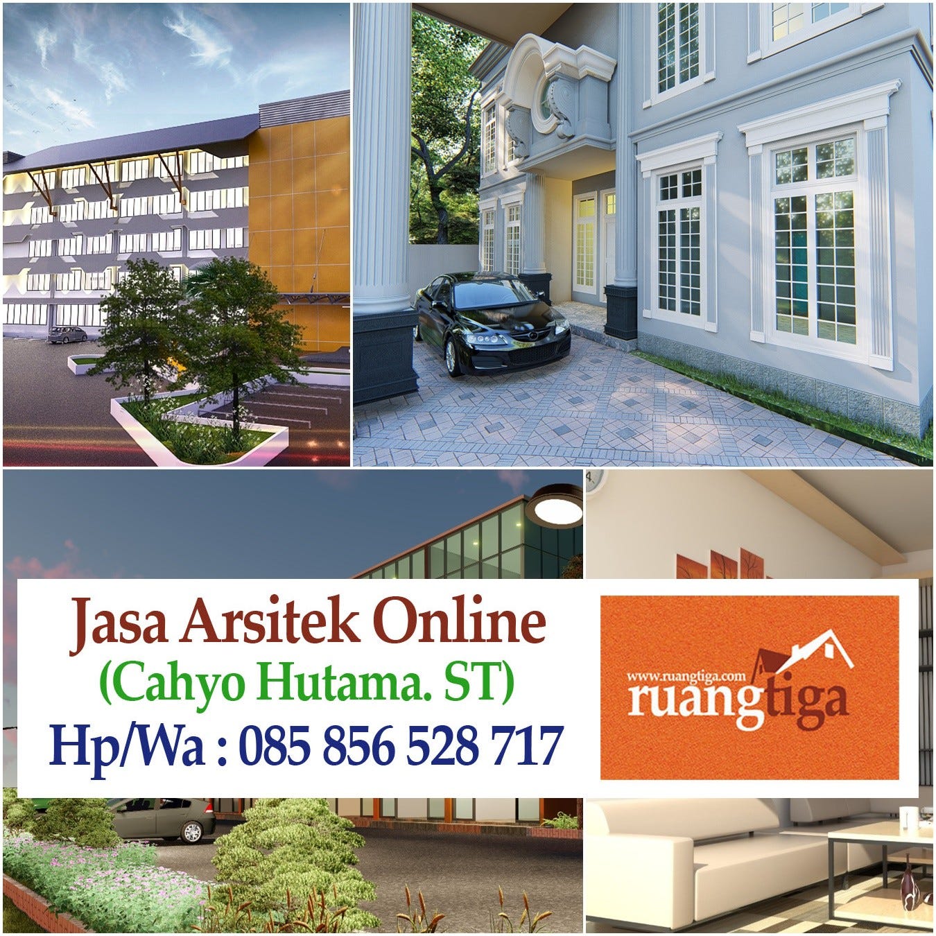 085856528717 Harga Jasa Desain Rumah 3d Arsitek Bintaro