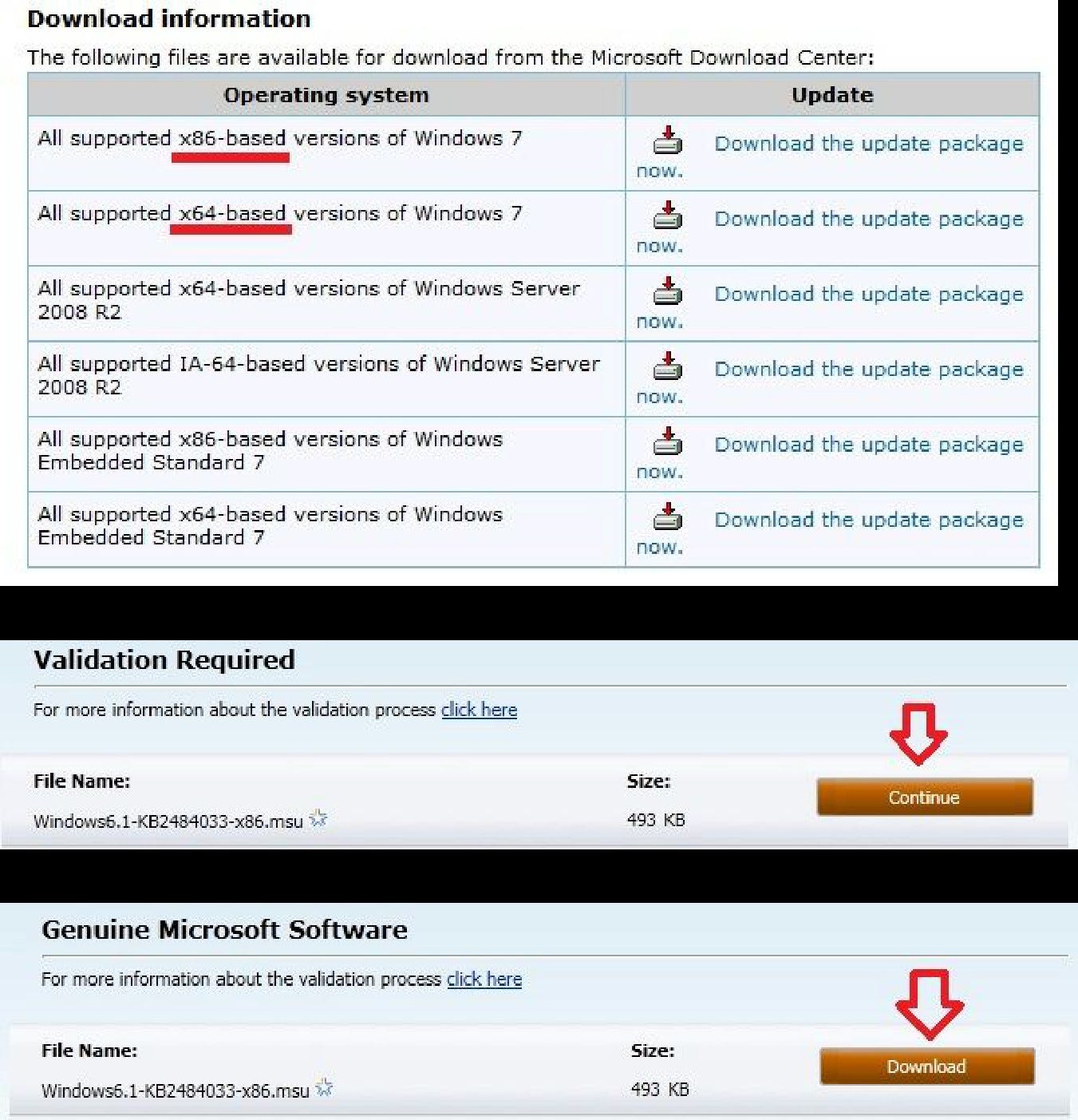 Windows Update Standalone installer usage and troubleshooting