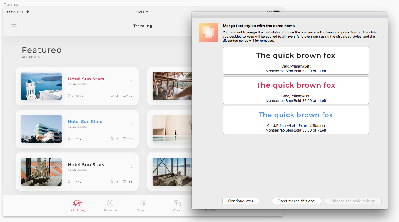 Merge Duplicate Styles In Sketch Design Sketch Medium