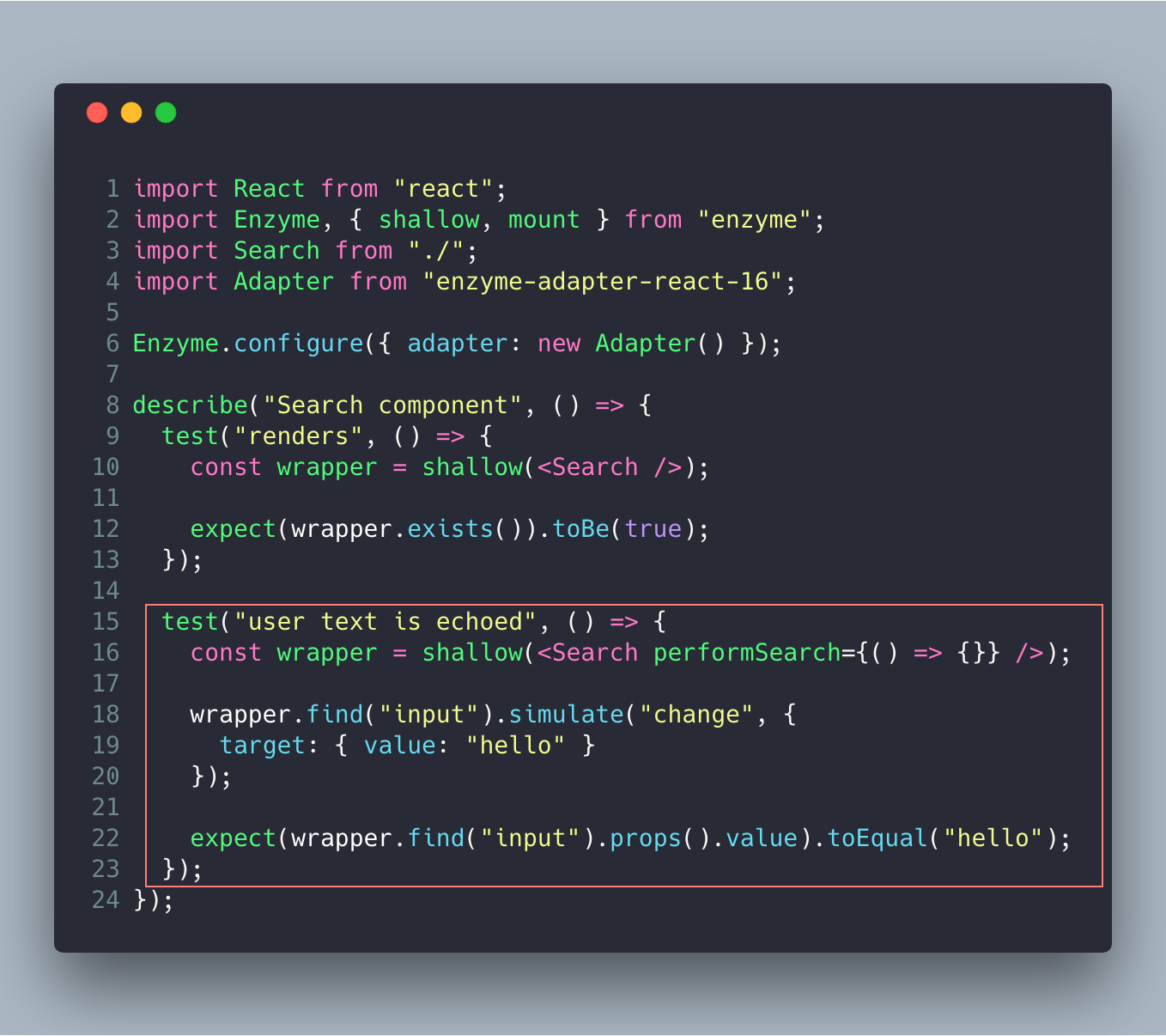 How to Test React Components using Jest and Enzyme by Linh Nguyen My Bits and Pieces