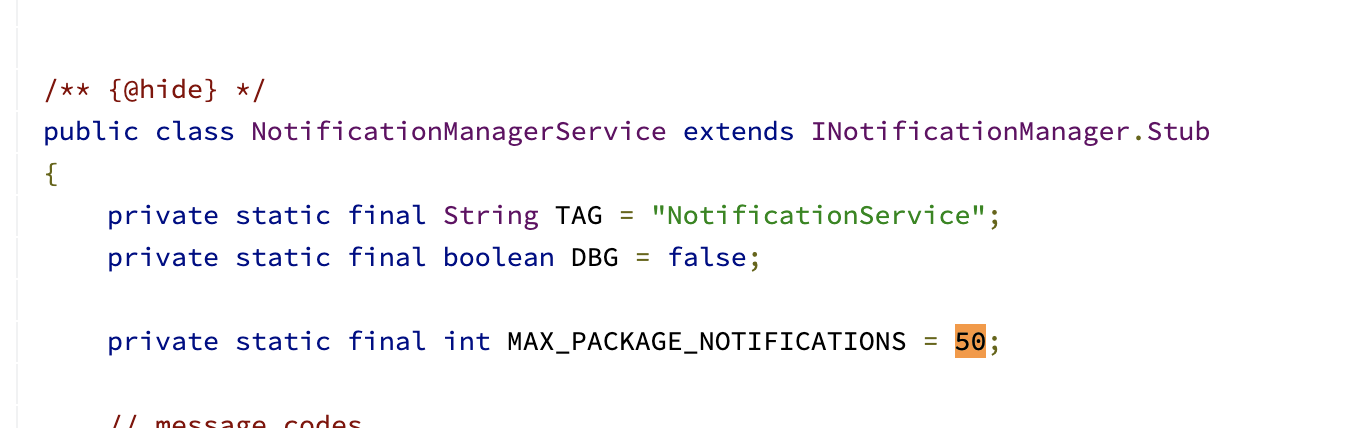 NotificationManagerService