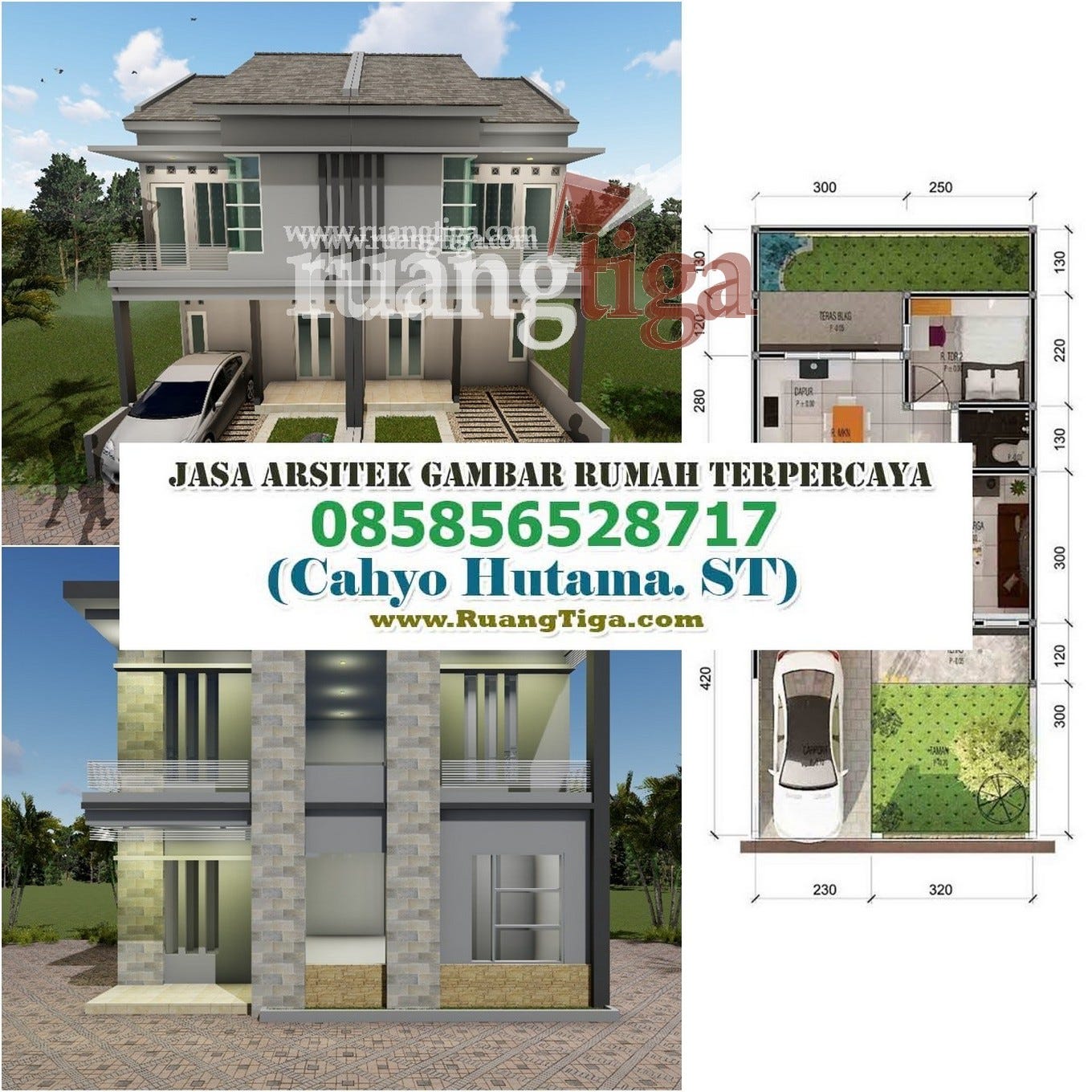 085856528717 Jasa Desain Rumah Minimalis 2 Lantai Profesional