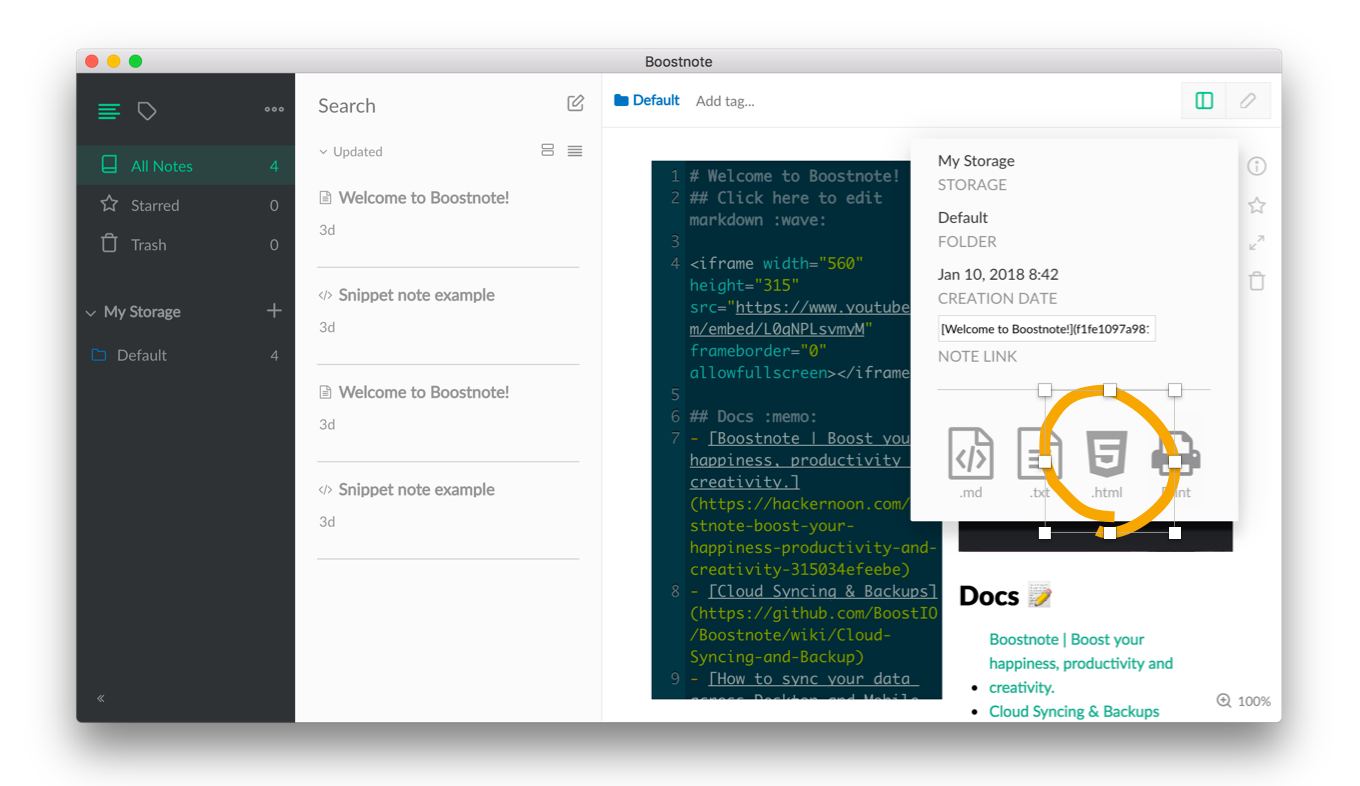 Boostnote V0 8 Release We Ve Been Hard At Work Since Boostnote By Kz Boost Note Medium