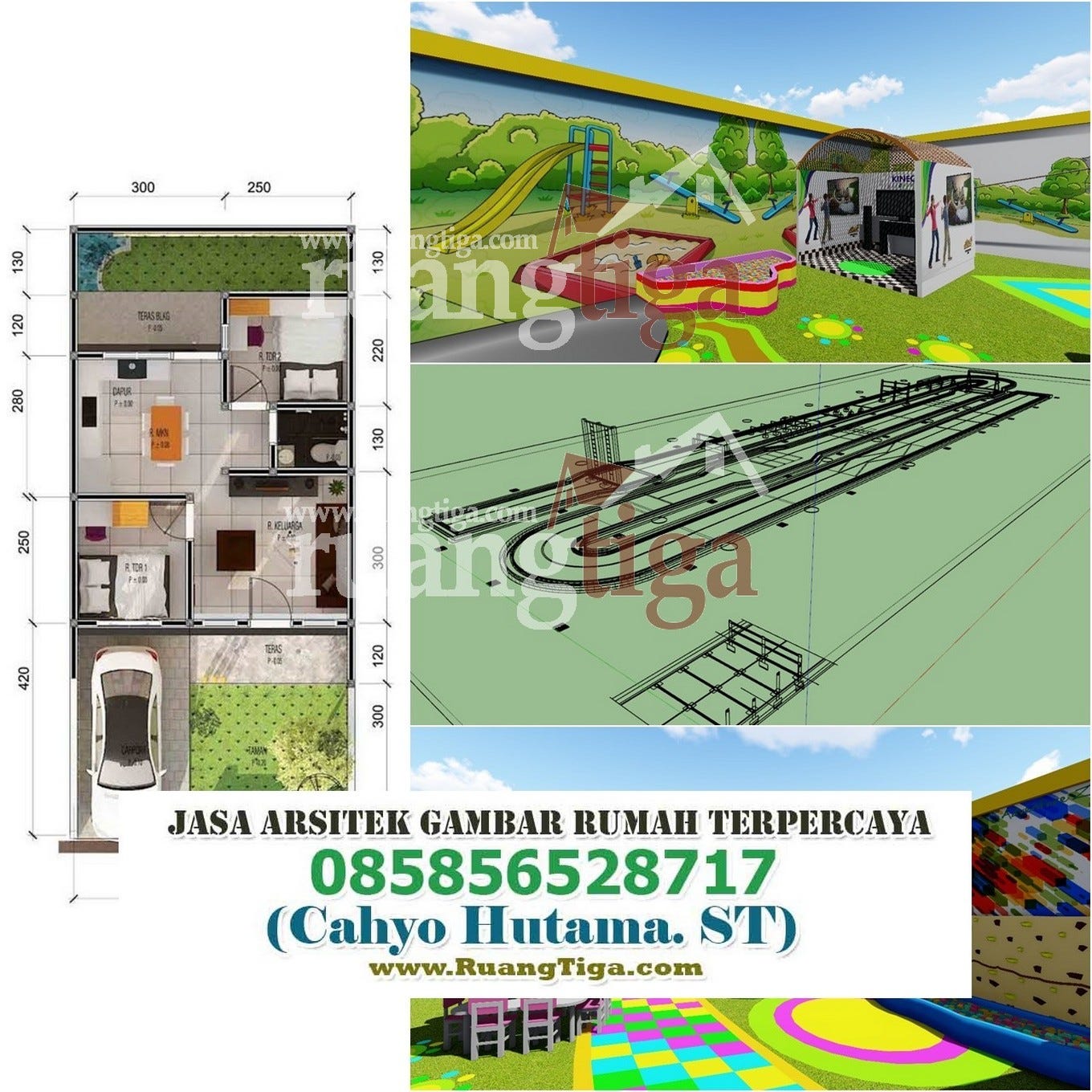 085856528717 Jasa Desain Rumah Minimalis Modern 2 Lantai
