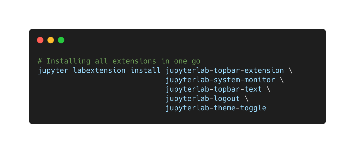 Awesome JupyterLab Extensions. A tour of some of the useful JupyterLab