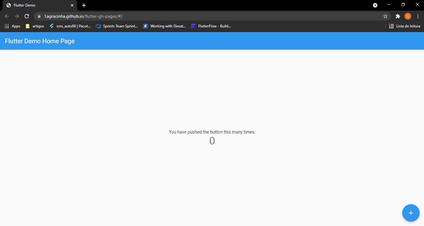 Como publicar um site feito em Flutter no GitHub Pages by Gracyele