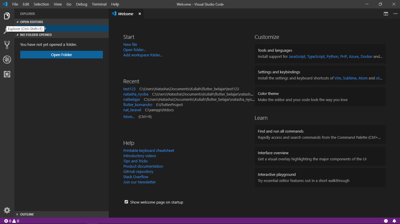 Tutorial Flutter — Membuat Projek Pertama | by Jeremia Manogi Mario ...