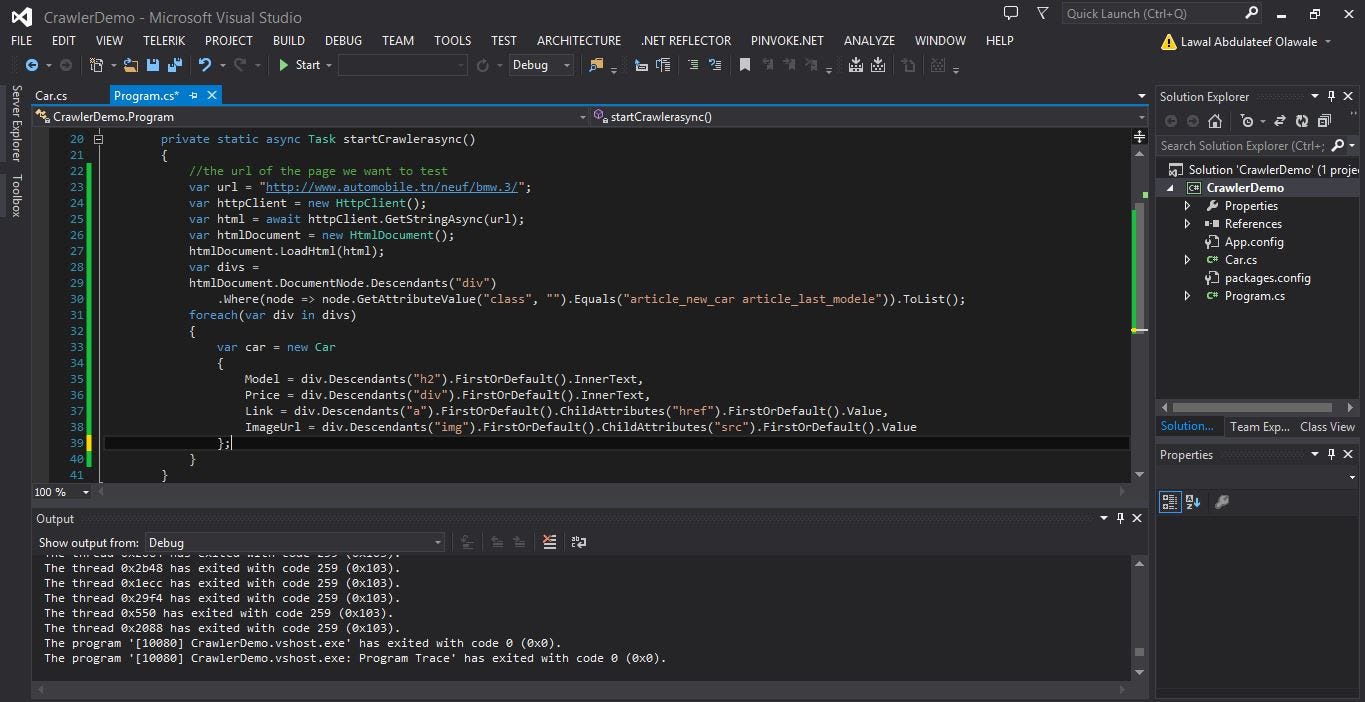 Web Crawling tutorial in c#. in this tutorial i am going to show you ...