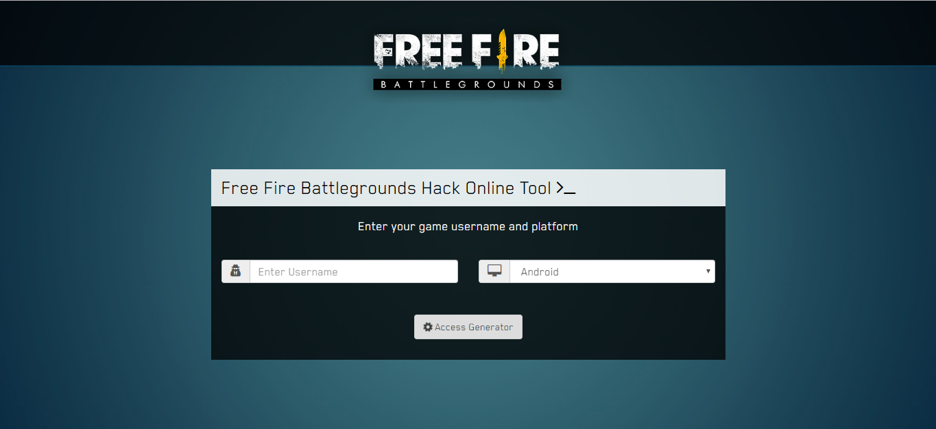 How to Hack Garena Free Fire Online Hacking Tool Generator - 