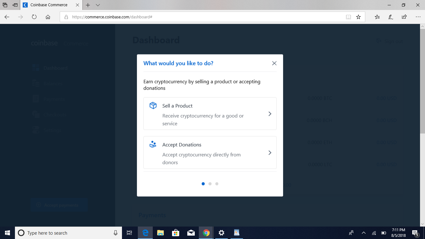 How to Create a Coinbase Commerce Account | by Patrick Long | WeTrust Blog