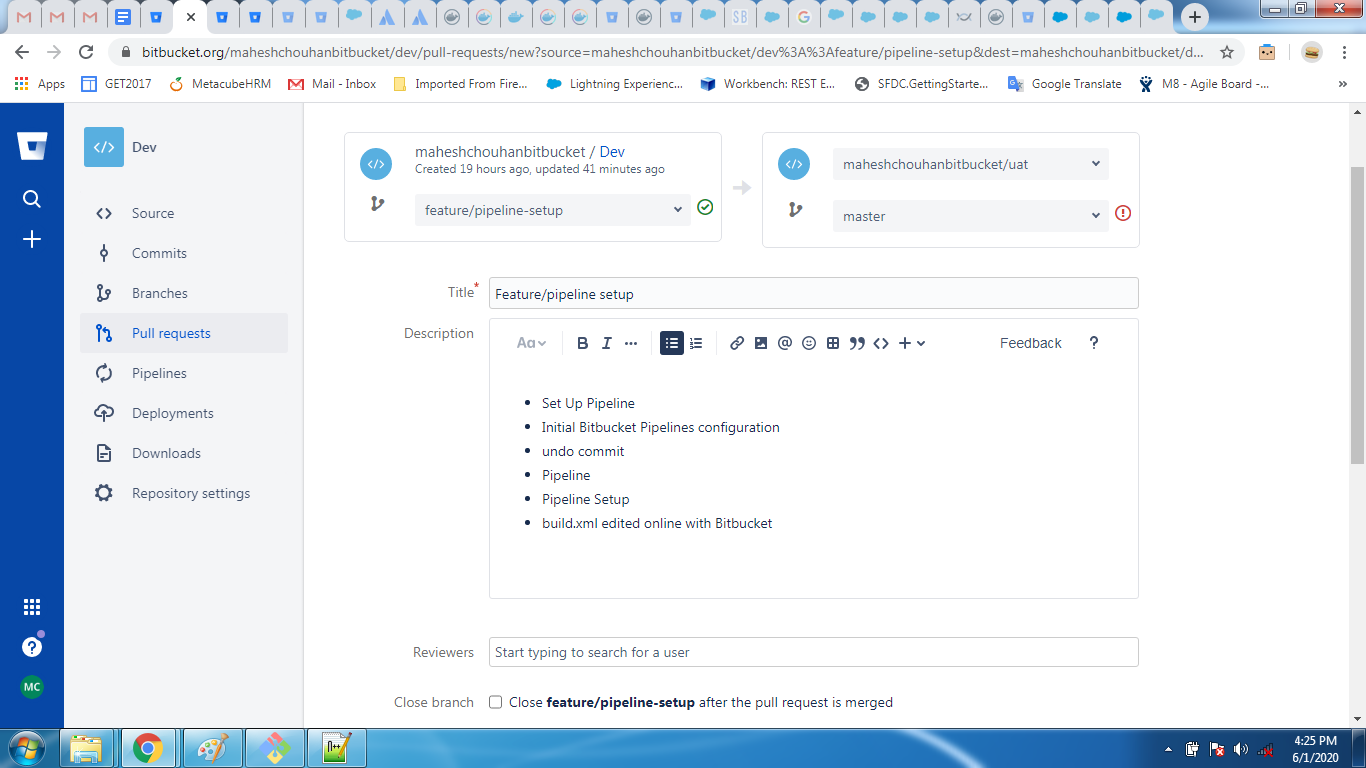 CI/CD using Bitbucket Pipeline for Salesforce — Part 2 by mahesh