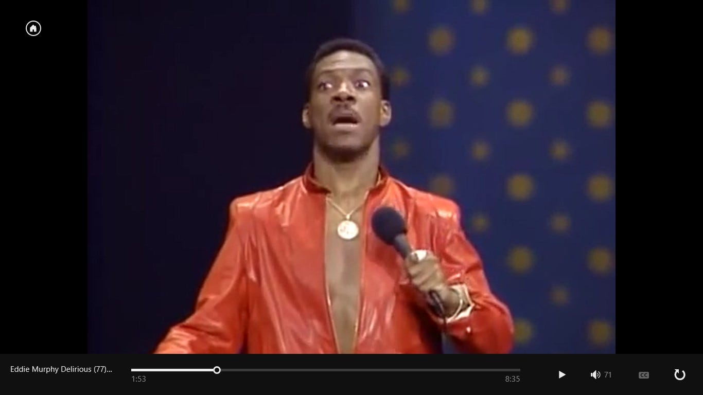 Deliriously Politically Incorrect Eddie Murphy Grant Pfost