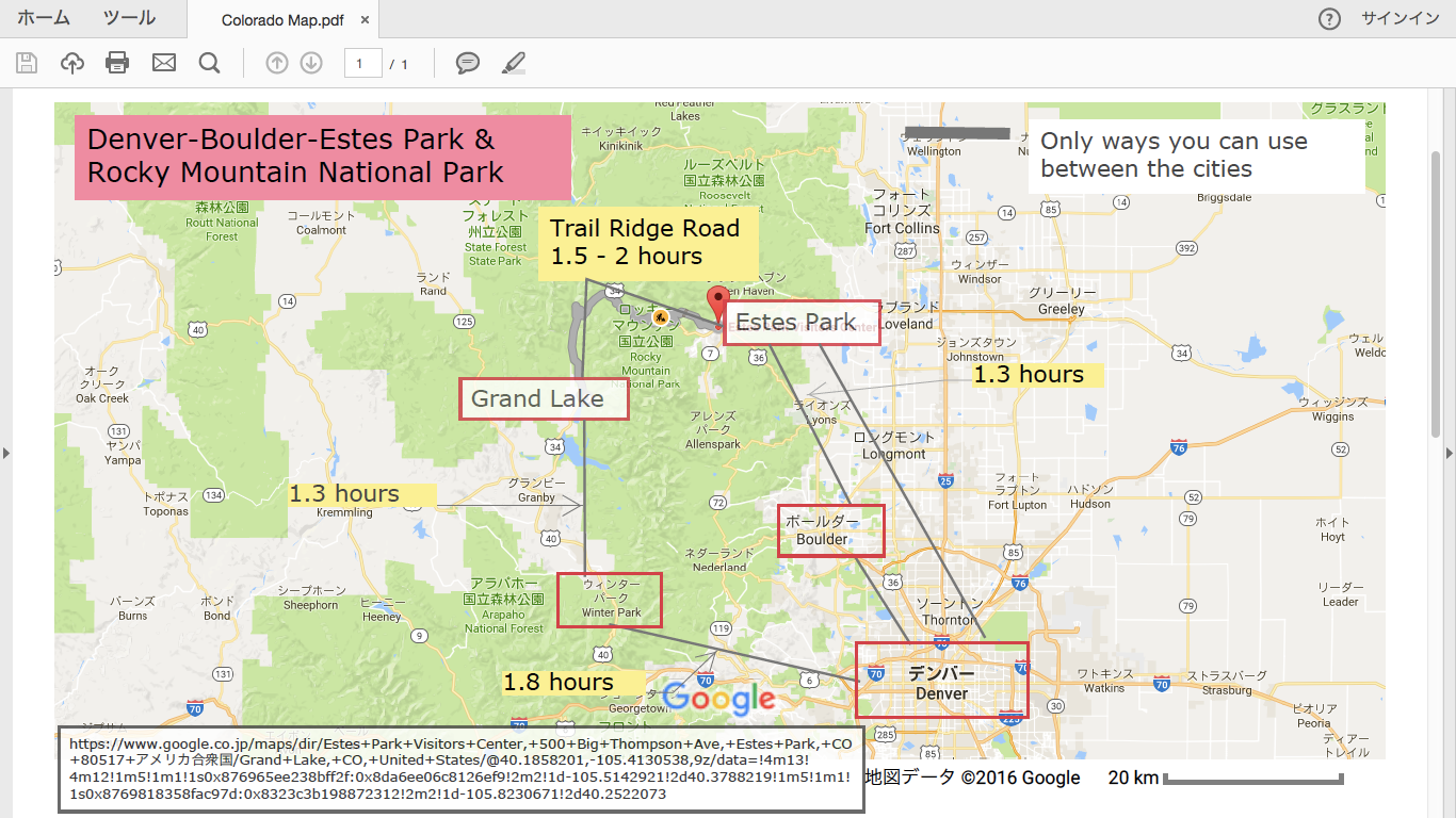 Estes Park Zip Code Map - Map