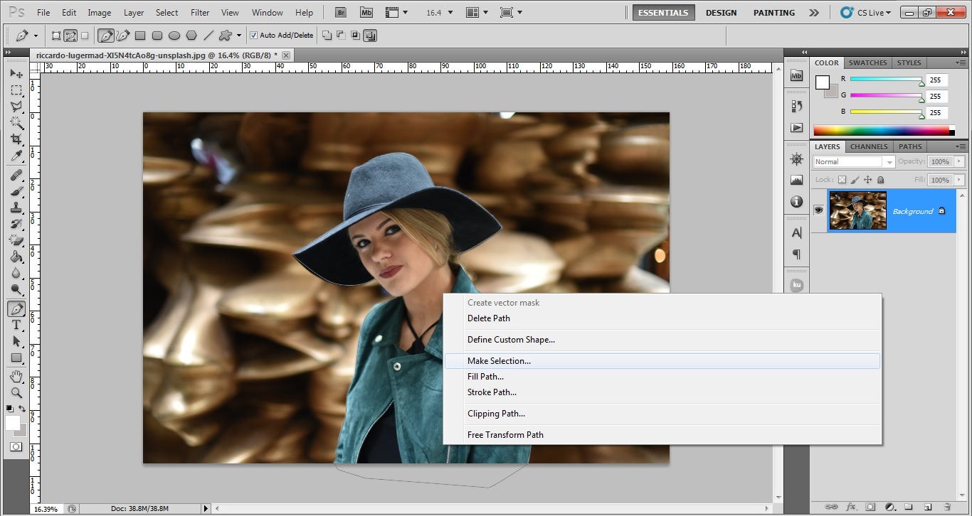 [Secret] of using pen tool for deep etching Unveiled! by