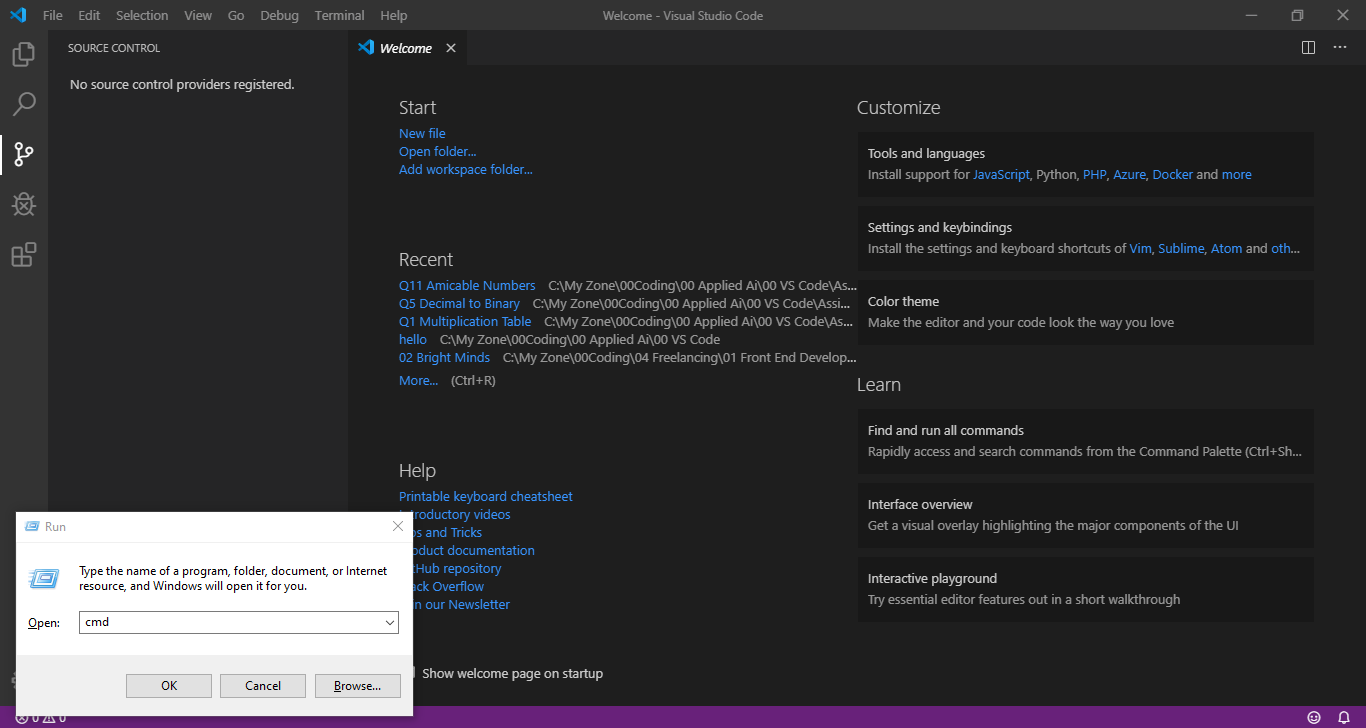 Github And Visual Studio Code