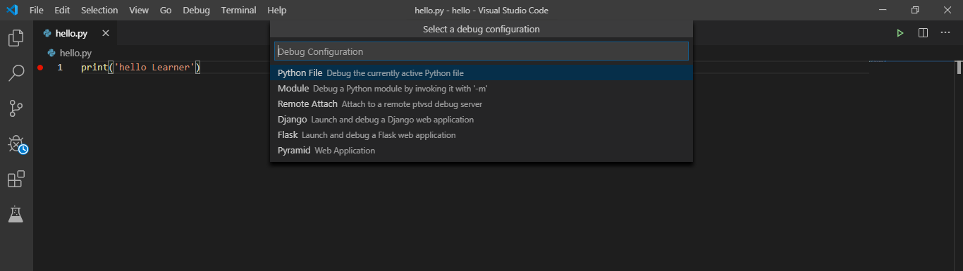 Python Visual Studio Learn How To Make Your First Python Program