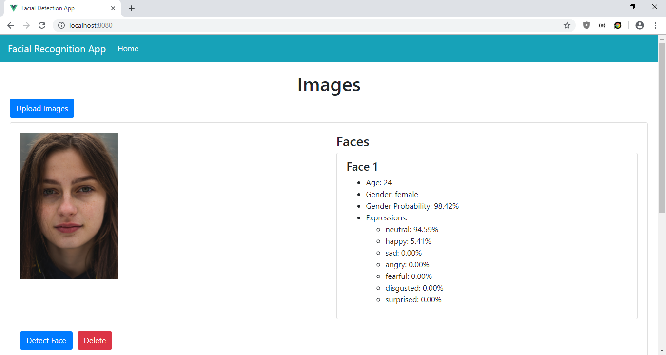 36 Face Recognition Api Javascript Javascript Overflow