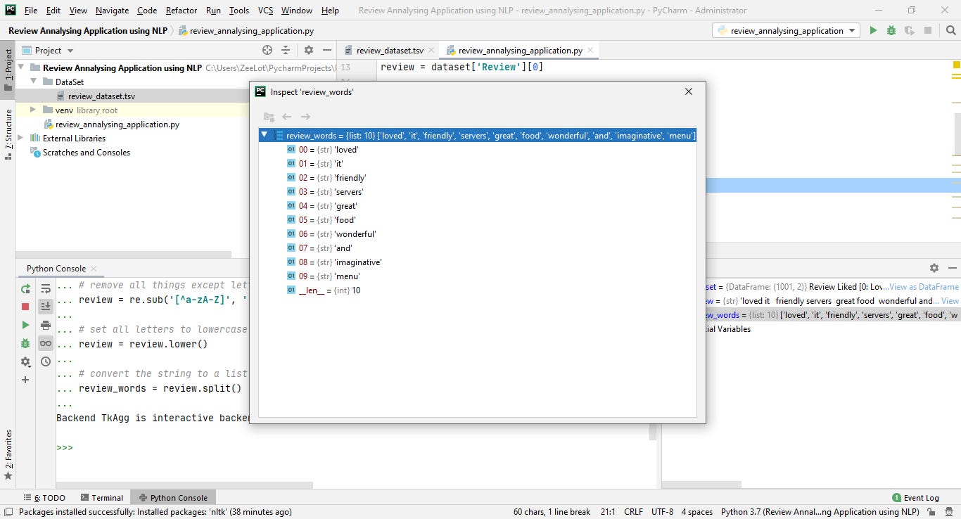 Review Analysing Application using NLP — Part 1 | by Dulan Wirajith ...
