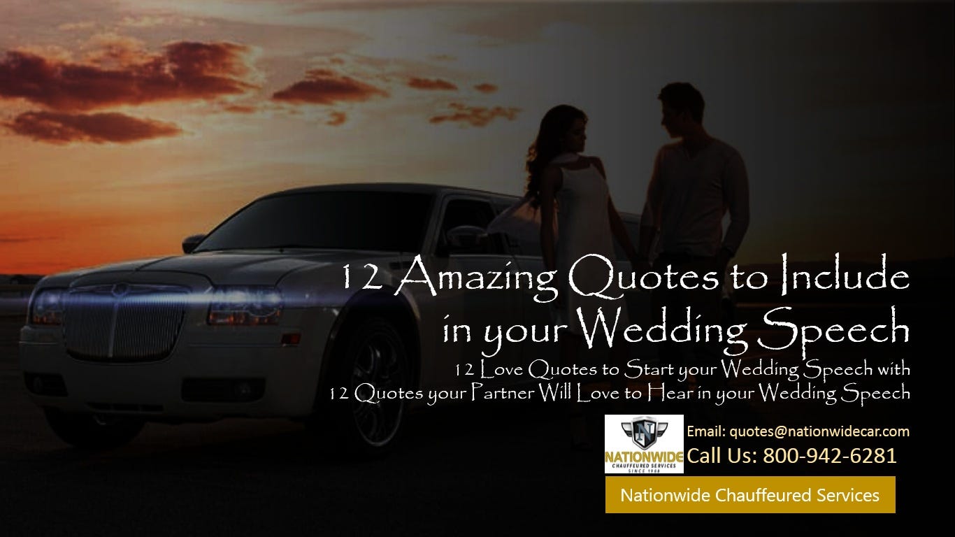 12 Quotes Your Partner Will Love To Hear In Your Wedding Speech