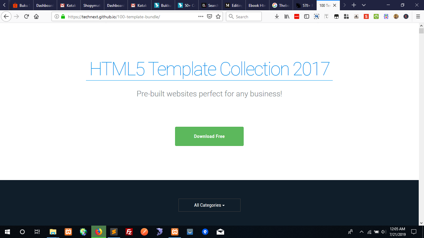 Kumpulan Template HTML Untuk Web Development (Updated 2020) | by ...