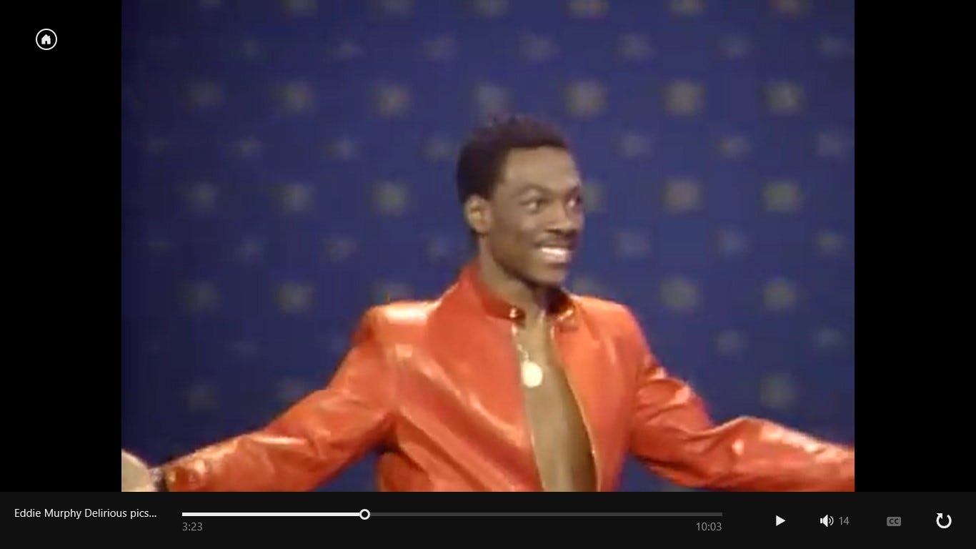 Deliriously Politically Incorrect Eddie Murphy Grant Pfost