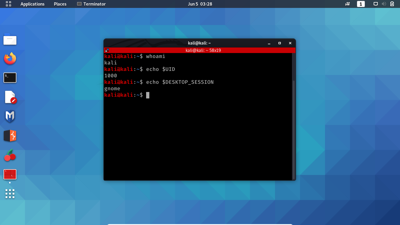 Install Gnome and enable root login in Kali Linux 2020.2 Medium