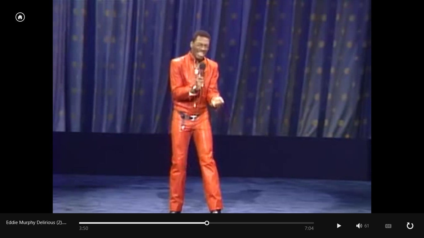 Deliriously Politically Incorrect Eddie Murphy Grant Pfost