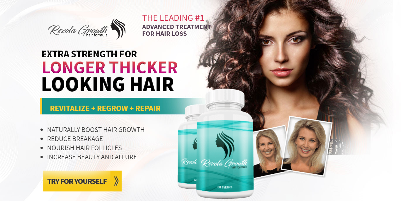 Rezola Growth Australia 100 Natural Hair Regrowth Formula
