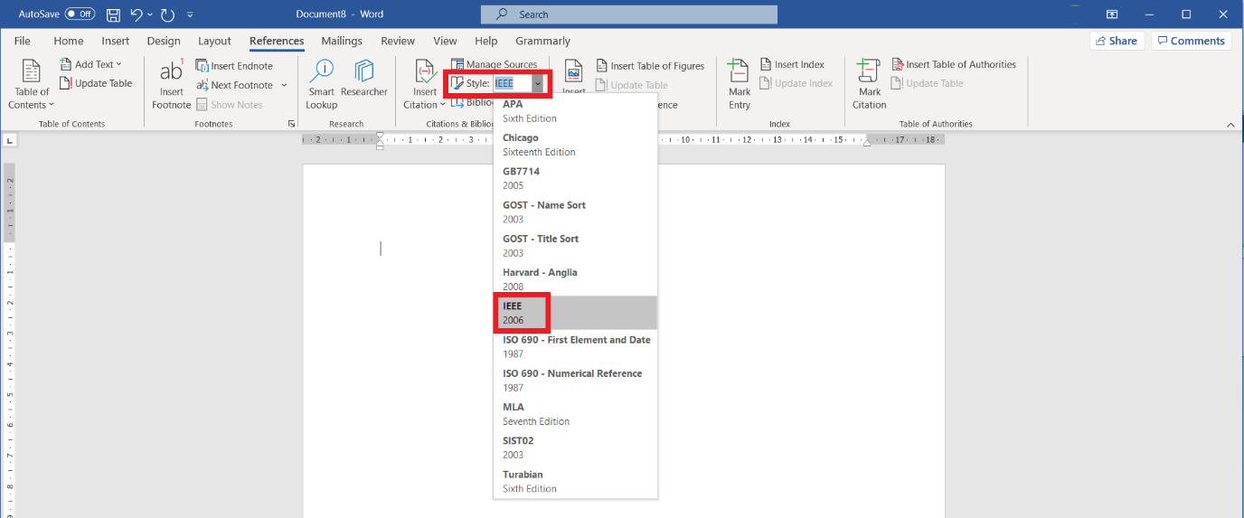 Ieee Referencing Using Microsoft Word By Adeyemi Adeseye Academicianhelp Medium