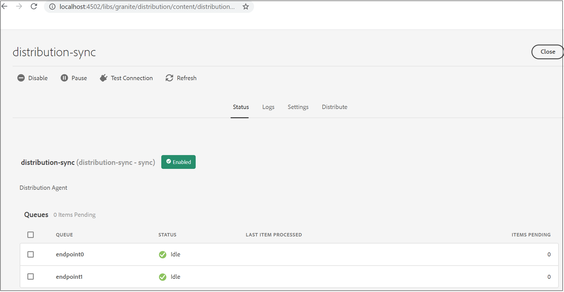 sling-sync-distribution-aem