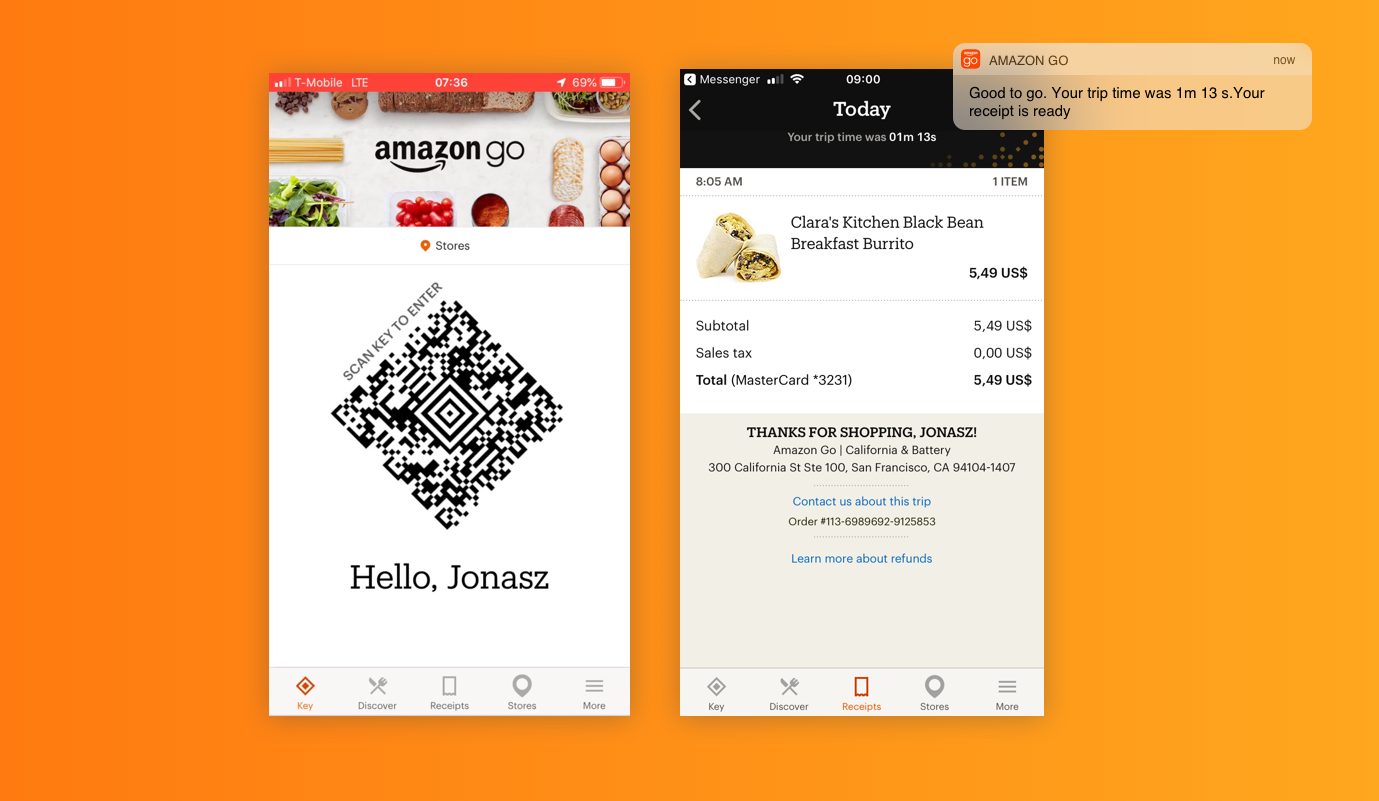 amazon go walkthrough