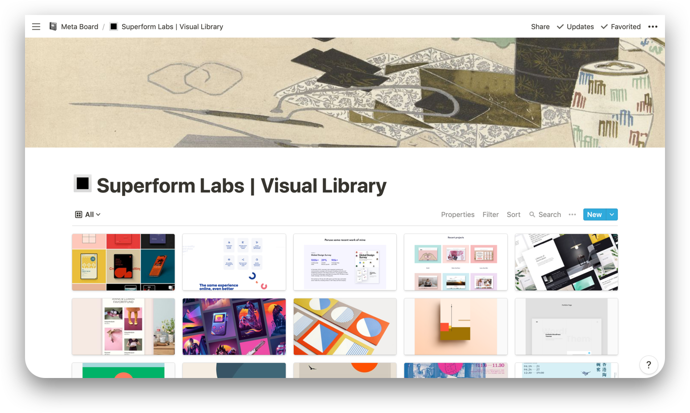If you’re curious, here’s the Superform Labs Visual Library; feel free to copy the format and rework it!