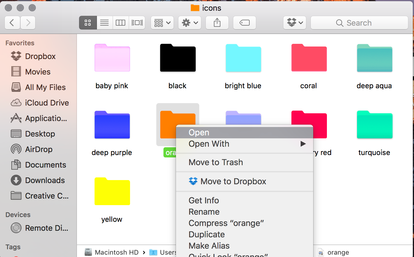 How To Change Folder Color On Macos Sierra Ania Klaudia Kats