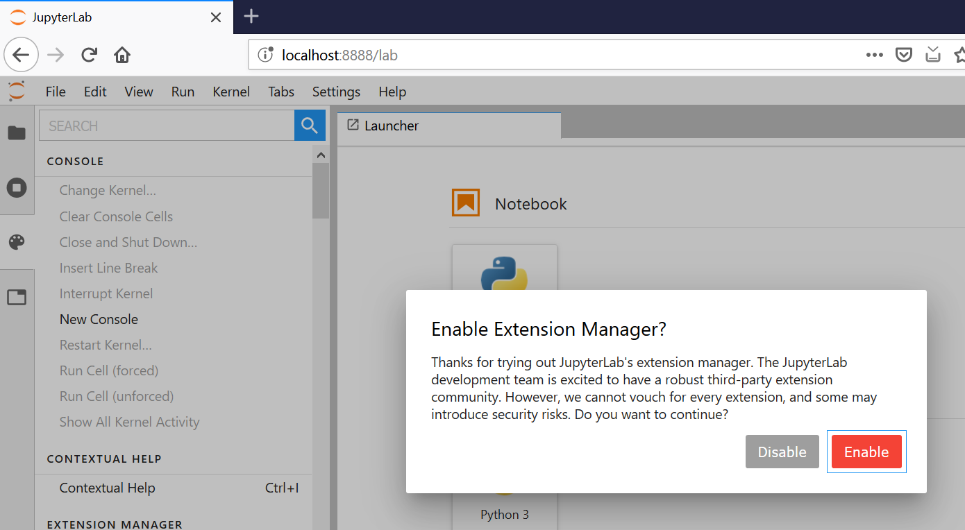 Install extensions on jupyter lab Analytics Vidhya Medium