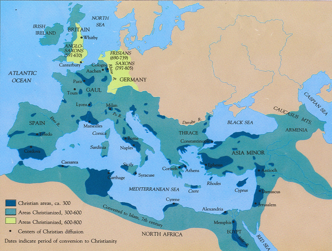 spread of christianity map Spread Of Christianity Christianity Originated In The Province spread of christianity map