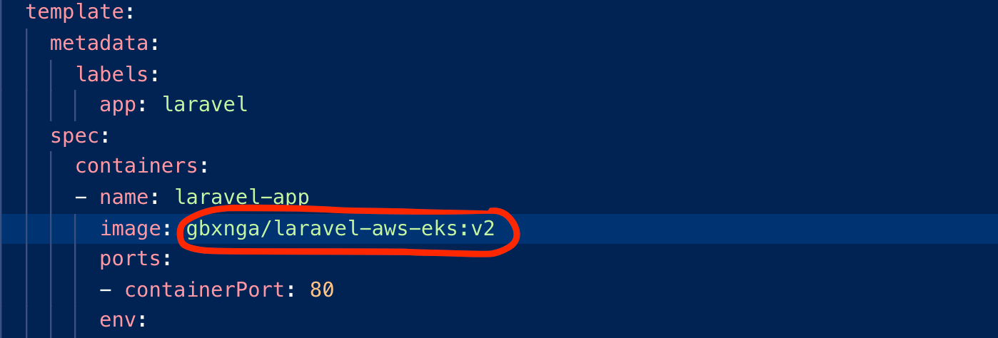 Deploy a Laravel App to Amazon EKS in 5 minutes | Medium  