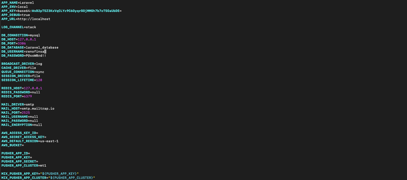 laravel key env generate Ubuntu Laravel nginx 6.0 Deploy with  DigitalOcean