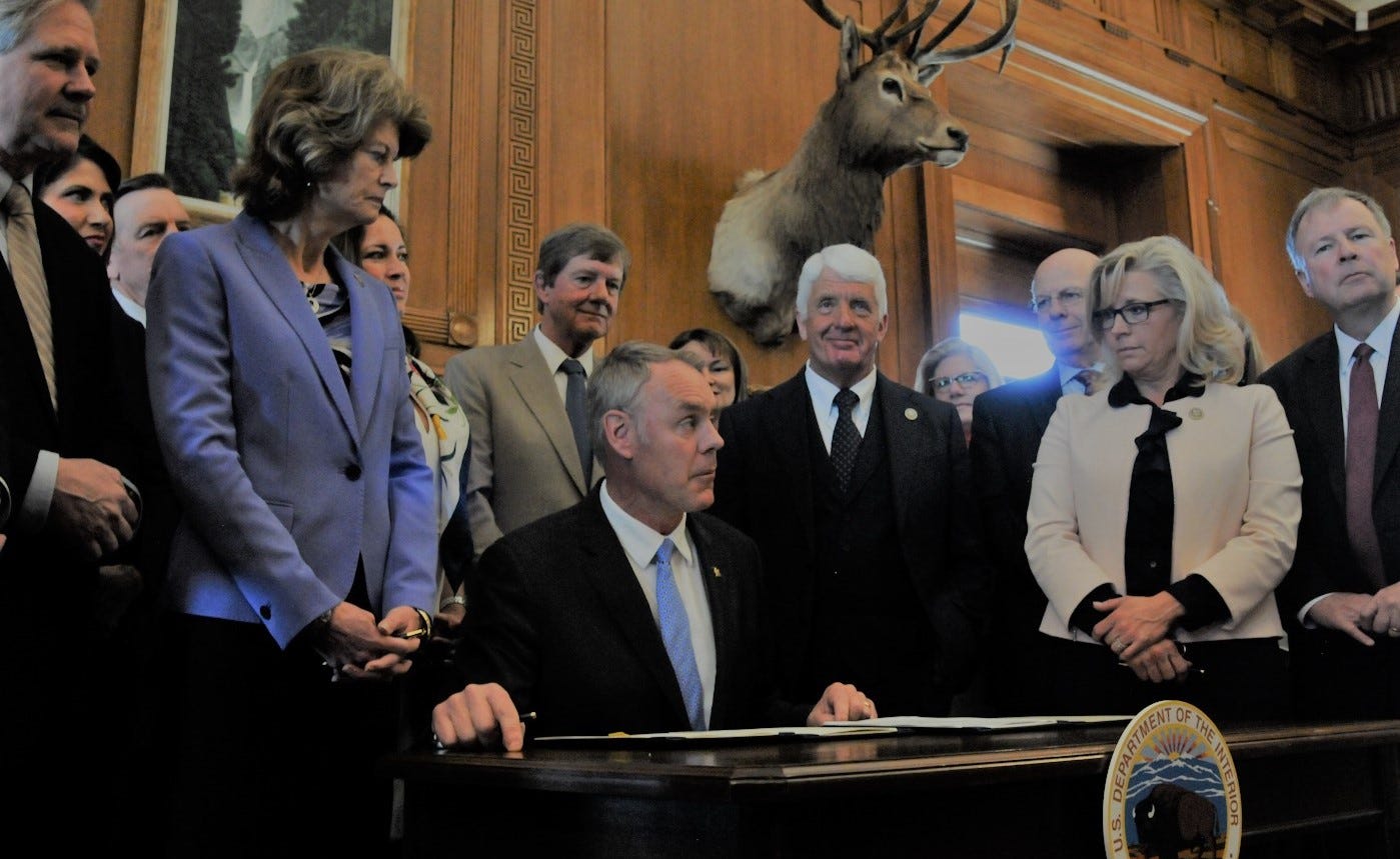 Jumping The Gun Interior Secretary Zinke Gives Oil And Gas