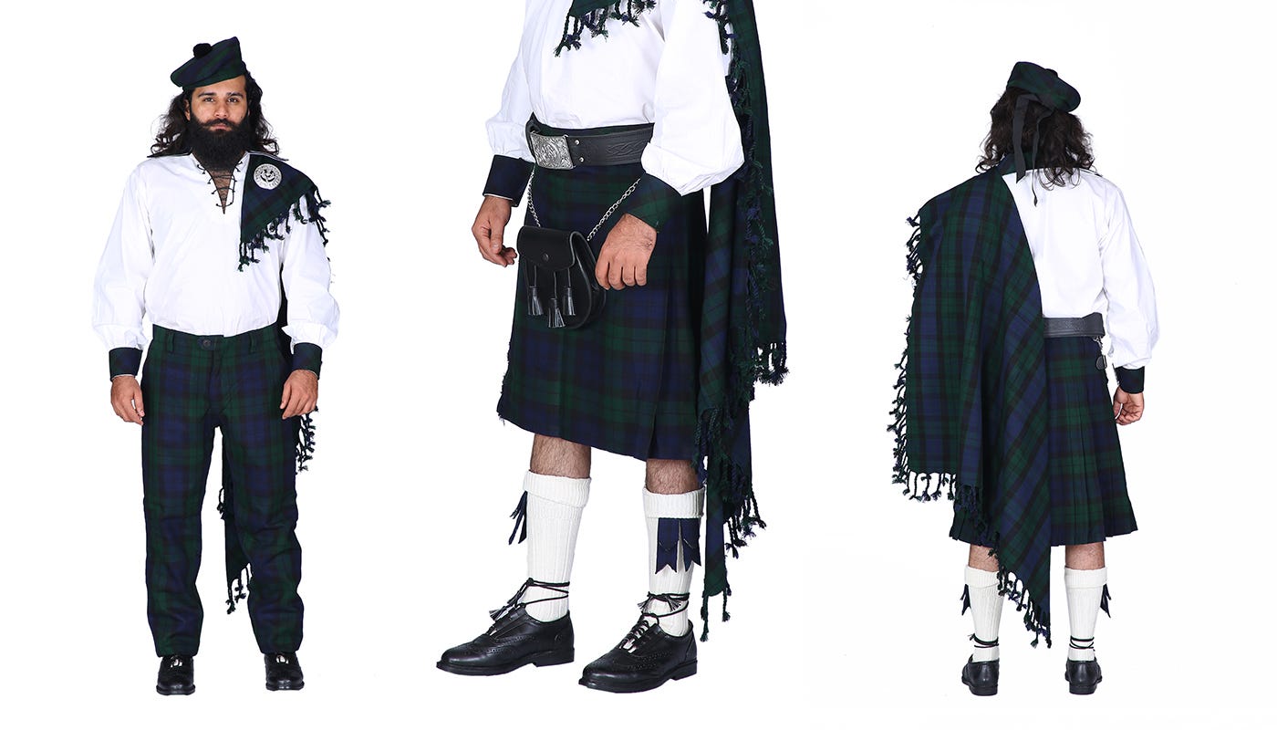 black watch kilt hire